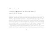 Chapter 3 Interpolation of irregularly sampled 2015-05-26آ  Chapter 3 Interpolation of irregularly sampled