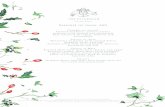 TUESDAY 19 DECEMBER, 2017 Seasonal set menu, · Tema Artichokes alla Romana with Delica Pumpkin & Tardivo & Olives 12.00 Cornish Mackerel Tartar with Pear, Pink Navel Orange & Variegated