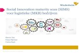 Social Innovation maturity scan (SIMS) voor logistieke ...€¦ · Social innovation maturity scan (SIMS) ‘Volwassenheid’ sociale innovatie in de organisatie. Veranderingsfase