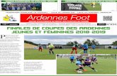 Fédération Française de Football – ligue du grand est ... · tout au long de ce week-end festif. Ce sont finalement les équipes du CS Sedan Ardennes pour les Coupes JURION (U13),