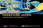 Understanding Insecure Work · UNDERSTANDING INSECURE WORK HISTORY OF THE PROJECT The ‘ Understanding Insecure Work’ project began with a question from Bill Rosenberg (NZCTU)