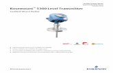 October 2019 Rosemount 5300 Level Transmitter · 2019-12-19 · Product Data Sheet 00813-0100-4530, Rev JA October 2019 Rosemount™ 5300 Level Transmitter Guided Wave Radar Industry