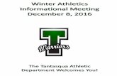 Winter Athletics Informational Meeting December 8, … Athletic...from Addiction On March 14, 2016 Governor Charlie Baker signed legislation into law to address the deadly opioid epidemic