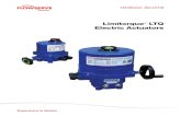 Limitorque LTQ Electric Actuators - Flowserve · LTQ actuators are ideal for applications that require a simplistic, cost-effective, quarter-turn actuator that has a variety of control