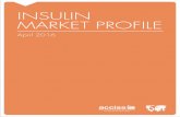 INSULIN MARKET PROFILE - haiweb.org · insulin has been used in the treatment of diabetes for over 90 years, globally more than half of those who need insulin today still cannot afford