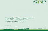 Supply Base Report: Enviva Biomass Sampson, LLC€¦ · 26/03/2015  · SBP Framework Supply Base Report: Template for BPs v1.3 Page ii Completed in accordance with the Supply Base