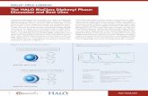 The HALO BioClass Diphenyl Phase: Discussion and Best Uses LabNote_V… · phase on two different particle sizes. The new HALO® 400 Å Diphenyl, 3.4 µm, and the 1000 Å Diphenyl,