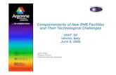 Complementarity of New RNB Facilities and Their ...HIAT09/papers/presentazioni/MO2.pdf · Complementarity of New RNB Facilities and Their Technological Challenges HIAT ‘09 Venice,