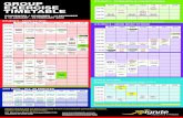 GROUP EXERCISE TIMETABLE · way to harmonise your mind, body and soul. BODPMP 0 mins s the original barbell class that strengthens your entire body. This 0minute workout challenges