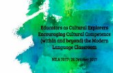 Educators as Cultural Explorers Encouraging Cultural ... · × Presentation template by SlidesCarnival × Photographs by Unsplash × Watercolor textures by GraphicBurguer