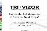 Horizontal Collaboration in Sweden: Next Steps?...2015/03/20  · Cross Supply Chain® Database TRI-VIZOR searches for collaboration partners among: ≡150+ companies (mostly large