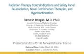 Radiation Therapy Contraindications and Safety Panel: Re ...€¦ · Medical Director, SCCA Proton Therapy Department of Radiation Oncology 1959 NE Pacific Street Seattle, WA 98195-6043