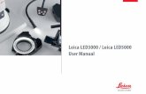 Leica LED3000 / Leica LED5000 User Manual · The Leica LED5000 NVI illumin-tor is extremely bright. In accordance with EN 62471:2008 this illuminator is assigned to risk group 2.