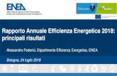 Rapporto Annuale Efficienza Energetica 2018: principali risultati 2018-07-30آ  Rapporto Annuale Efficienza