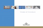 Code of Conduct - vetter-pharma.com u… · The Vetter Code of Conduct (“our Code”) covers the values and principles by which we conduct business worldwide. In this updated second