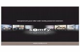 Complement your offer with Somfy powered solutions...Kitchen/Dining: t Motorised Venetian blinds Conservatory: t Motorised conservatory roof blinds Somfy solutions Our products can