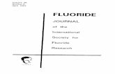 Fluoride Archives 1968-1998 · scientific knowledge in controversy: the social dynamics of the fluoridation debate conference abstracts effects of fluoride exposure on the health