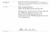 GAO-03-507 Business Modernization: Improvements Needed in ... · April 2003 BUSINESS MODERNIZATION Improvements Needed in Management of NASA’s Integrated Financial Management Program
