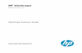 HP SiteScope Failover Guide · Contents WelcometoSiteScopeFailover 6 Chapter1:IntroductiontoSiteScopeFailover 7 TheSiteScopeFailoverMainOperations 7 MirroringConfigurations 7 ...