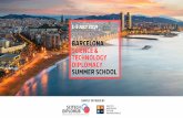 Brochure - Science & Technology Diplomacy Summer School … · 2019-04-09 · This comprehensive, unique course in Science & Technology Diplomacy will take place 1st-5th July 2019