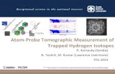 Length scale Atom-Probe Tomographic Measurement of …...Atom-Probe Tomography provides a unique capability for 3-D characterization at the atomic scale It is sensitive to hydrogen