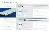 Allart Select Door Levers Select/ST1 Allart... · 2019-10-03 · Door Levers Allart Select ST1:010 Two classic 1960’s inspired Door Levers designed to work in conjunction with the