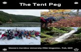 Table of Contents The Tent Peg - Western Carolina University€¦ · Table of Contents Editors Page 3 Tent Peg Articles 4-45 A Flying Duck 4 Catz of the Fall 4-5 From the Land under