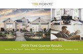 2019 Third Quarter Results · Forward-looking statements in this presentation speak only as of the date of this presentation, and we disclaim any obligation to update these statements