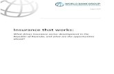 Insurance that works · (Principal Industry Specialist), Gunhild Berg (Senior Financial Sector Specialist), Michael Grist (Expert Consultant) – and other colleagues at the World