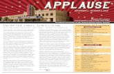 APPLAUse€¦ · APPLAUse An official newsletter of the historic Marion Palace Theatre From thE DIrECtor’S ChAIr “Can you hear me now?” Do you remember those Verizon commercials?