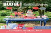 You can DIY your way to a beautifully decorated wedding for $500 … · 2019-05-24 · Visit hobbylobby.com for more budget-friendly wedding décor ideas. You can DIY your way to
