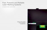 Datamark Fiber Laser Marking Systems · 2020-05-09 · FIBER LASER as an open desktop class4 laser marking workstation. Easy marking programming The design of the different laser