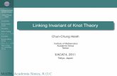 Linking Invariant of Knot Theorypantodon.shinshu-u.ac.jp/.../slides/EACAT4slide_Hsieh.pdf · 2011-11-21 · of Knot Theory Chun-Chung Hsieh Introduction Reidemeister moves Examples