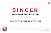 BANGLADESH LIMITED INVESTOR PRESENTATION · Utilities payments (Bill Pay) Remittances (Western Union) Mobile phone re-loads (Grameen Phone) Mobile Money (Bkash) Note: 1. Details of