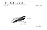 11-Merill - BirdLife Malta · 23.10.72 (Pechuan 1973). For Morocco, all adults and young were at B3on 18.10.81 (Thevenot eta!. 1982). Clark ( 1981) states for this country that post-fledglings