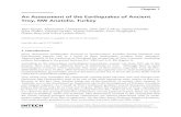 An Assessment of the Earthquakes of Ancient Troy, NW Anatolia, … · 2012-07-13 · An Assessment of the Earthquakes of Ancient Troy, NW Anatolia, Turkey 173 and blocks tilting (Figure