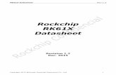Rockchip RK61X Datasheetrockchip.fr/RK61X datasheet V1.3.pdf · Comply with the Standard TIA/EIA-644-A LVDS stand Support 8bit format-1, format-2, format-3 display mode, Support 6bit