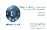 CATIA Icem Design Experience · CATIA ICEM Surf MORPHING A New Level of Productivity, Innovation and Collaboration bezier & nurbs maths feature based geometry + solver direct or parametric