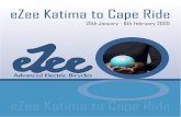 eZee Katima to Cape Ride - Ezee Bike email.pdfinfluencing the Earth's environment. The eZee Katima to Cape Ride will show that electric bikes provide reliable, efficient, low cost