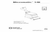 Micromatic 14Ed2z4qs2e3spnc1.cloudfront.net/product_file/file/880/... · 2013-11-21 · Micromatic™ 14E INSTRUCTIONS FOR USE MODE D’EMPLOI INSTRUÇÕES DE UTILIZAÇÃO Advance