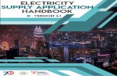 ELECTRICIT Y SUPPLY APPLICATION HANDBOOK · 2020-04-14 · Electricity Supply Application Handbook 5 | Page 1.1.0 TENAGA NASIONAL BERHAD ELECTRICITY SYSTEM 1.1.1 Introduction The