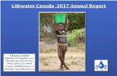 Lifewater Canada 2017 Annual Report · Cheryl Hertan . Chairperson . Lifewater Canada Cha. 2017 Annual Report – Lifewater.ca 2 . Brief Introduction . Lifewater Canada (Lifewater.ca)