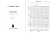 Rhapsody in Blue - フォスターミュージック · 2013-10-10 · Rhapsody in Blue George Gershwin transcribed by Marco Tamanini Piano and Symphonic Band grade: 6 duration: 16:00