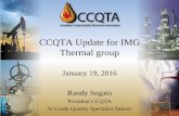 CCQTA Update for IMG Thermal group · See section 14.3 for details. Later, the AER clearly states “Calculation of shrinkage factors resulting from hydrocarbon blending without flashing