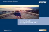 HUMAN GEOGRAPHY · GEOGRAPHY? Human Geography explores the behaviour of people and how this relates to the physical world. It provides a deep understanding of why the world is changing