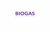 Biogas typically refers to a gas produced by the Biogas ... · • Biogas typically refers to a gas produced by the biological breakdown of organic matter in the absence of oxygen.