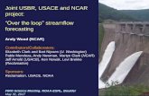 Joint USBR, USACE and NCAR project...Howard Hanson inflows Weight calculated based on 1 day of flow Initial condition uncertainty Howard Hanson inflows No data assimilation Data Assimilation