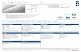 (76.2mm) (87.3mm) EDGE - Pinnacle Architectural Lighting 2013... · 11/16” (17.5mm) 6-5/8” (168.3mm) 3” (76.2mm) 3-7/16” (87.3mm) Specifications and dimensions subject to