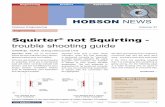 Squirter not Squirting · Squirter® not Squirting - trouble shooting guide GABRIEL TERS B.Eng (Structural) UTS Squirter® DTIs: are an innovative Direct Tension Indication (DTI)