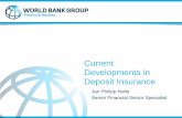 Current Developments in Deposit Insurance - World Bankpubdocs.worldbank.org/.../16-Current-Development-in-Deposit-Insura… · Current challenges for deposit insurers • Implementation